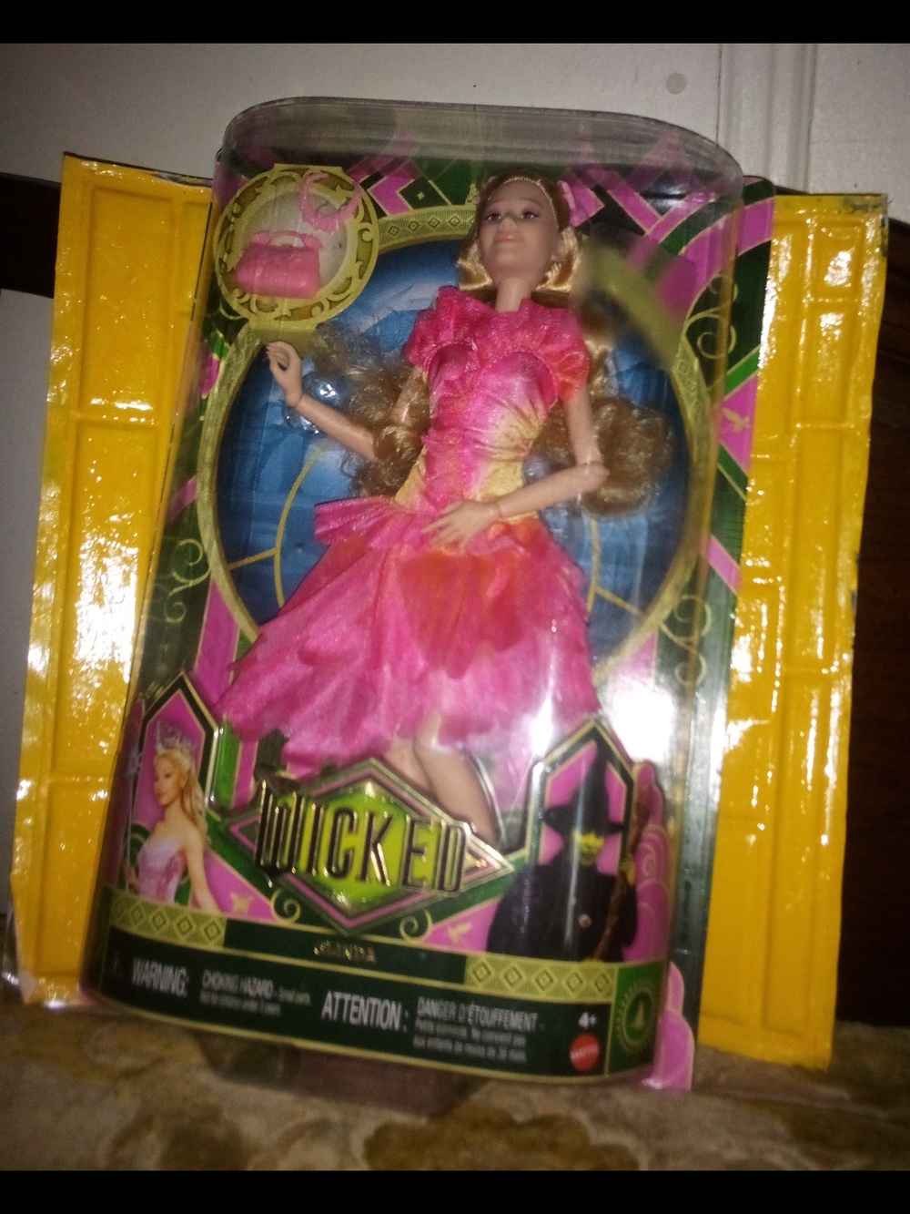 Ozdust Ballroom Glinda Barbie Doll Wicked Wizard of Oz Mattel Pink - Picture 3 of 11